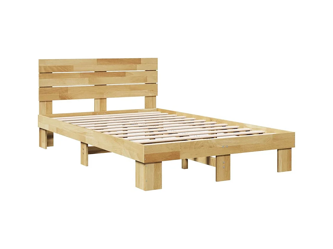 Cadre de lit avec tête de lit sans matelas 120x200 cm