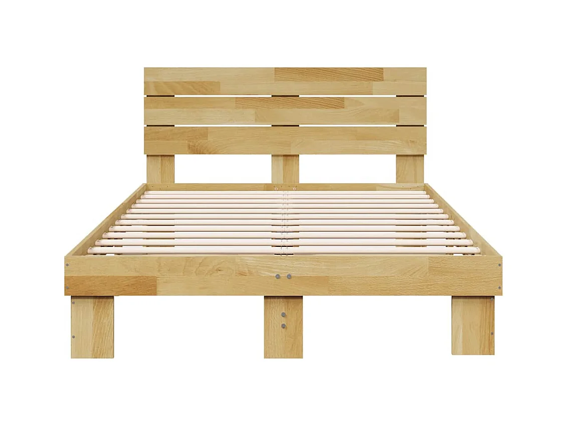 Cadre de lit avec tête de lit sans matelas 120x200 cm