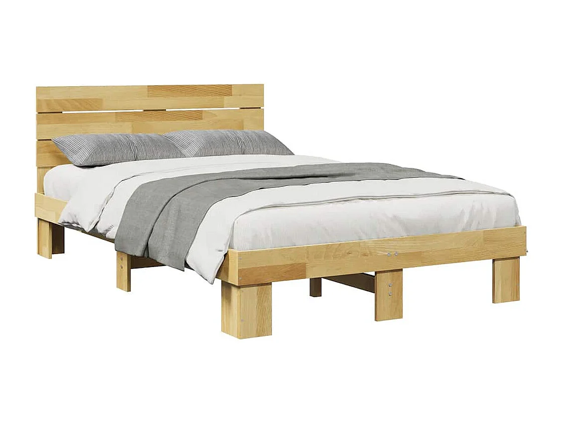 Bedframe met hoofdbord zonder matras 120x200 cm