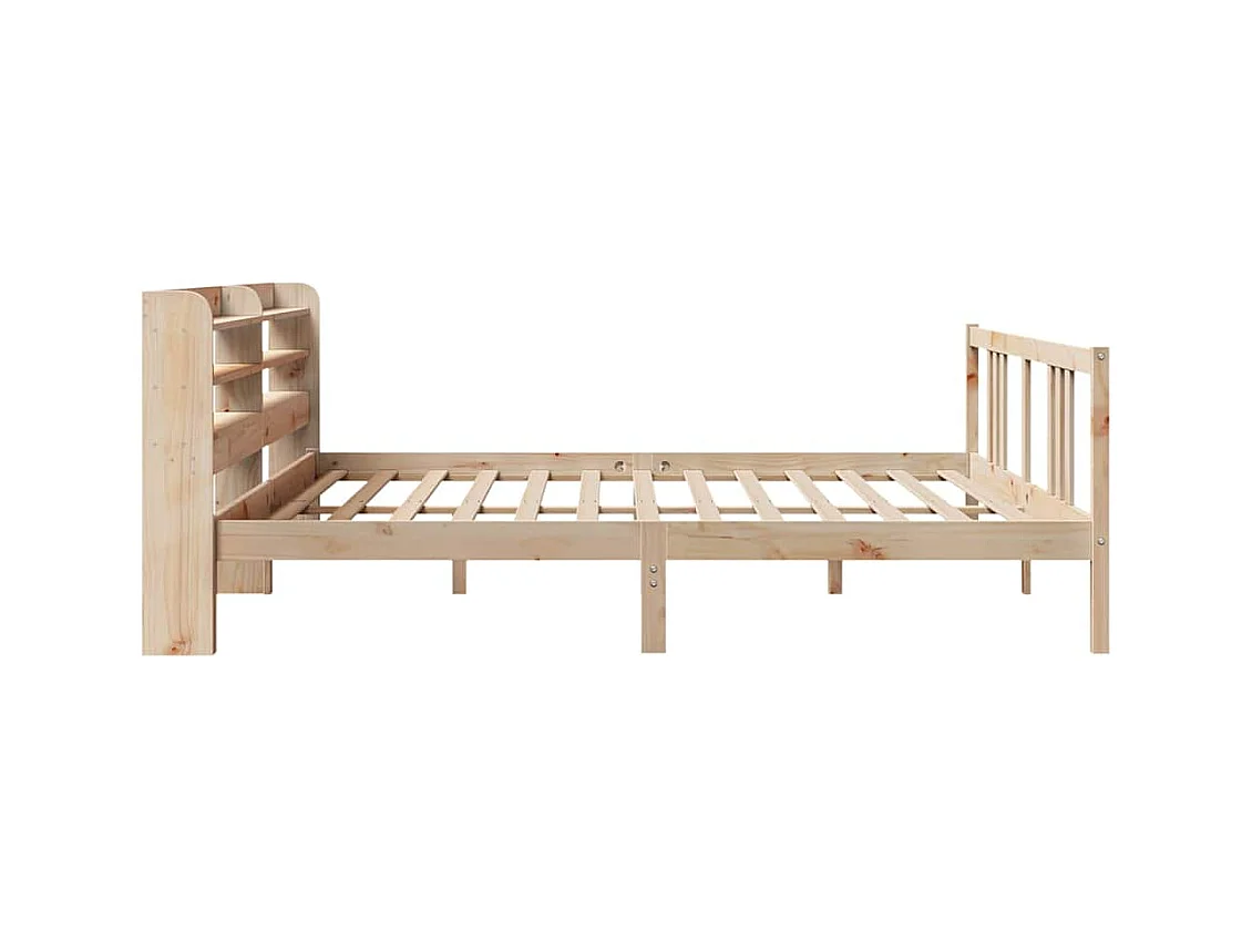 Estructura de cama con cabecero sin colchón 180x200 cm