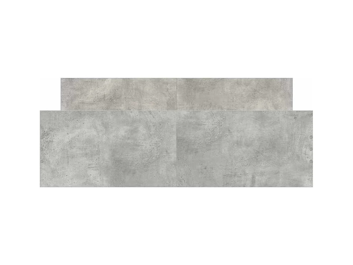 Estructura de cama sin colchón hormigón gris 120x200 cm