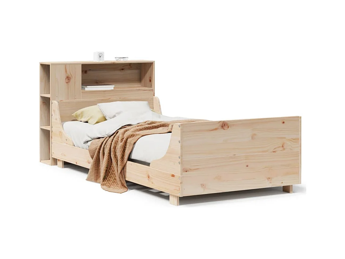 Bedframe zonder matras 100x200 cm massief grenenhout