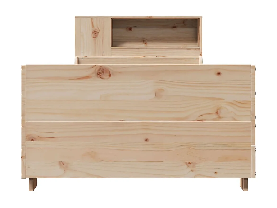 Cadre de lit sans matelas 100x200 cm bois massif de pin