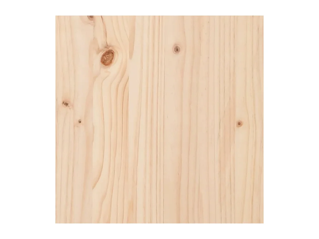 Lit bibliothèque sans matelas 160x200 cm bois massif de pin