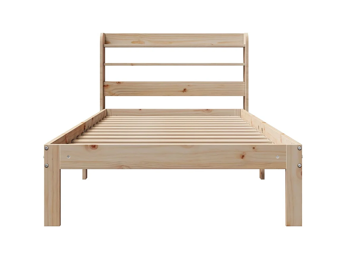 Bedframe met hoofdbord zonder matras 90x200 cm