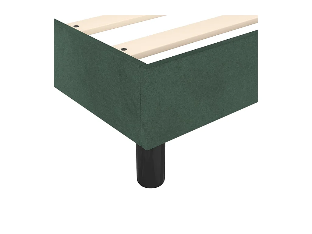 Lattenbodem met matras Donkergroen 90x200 cm