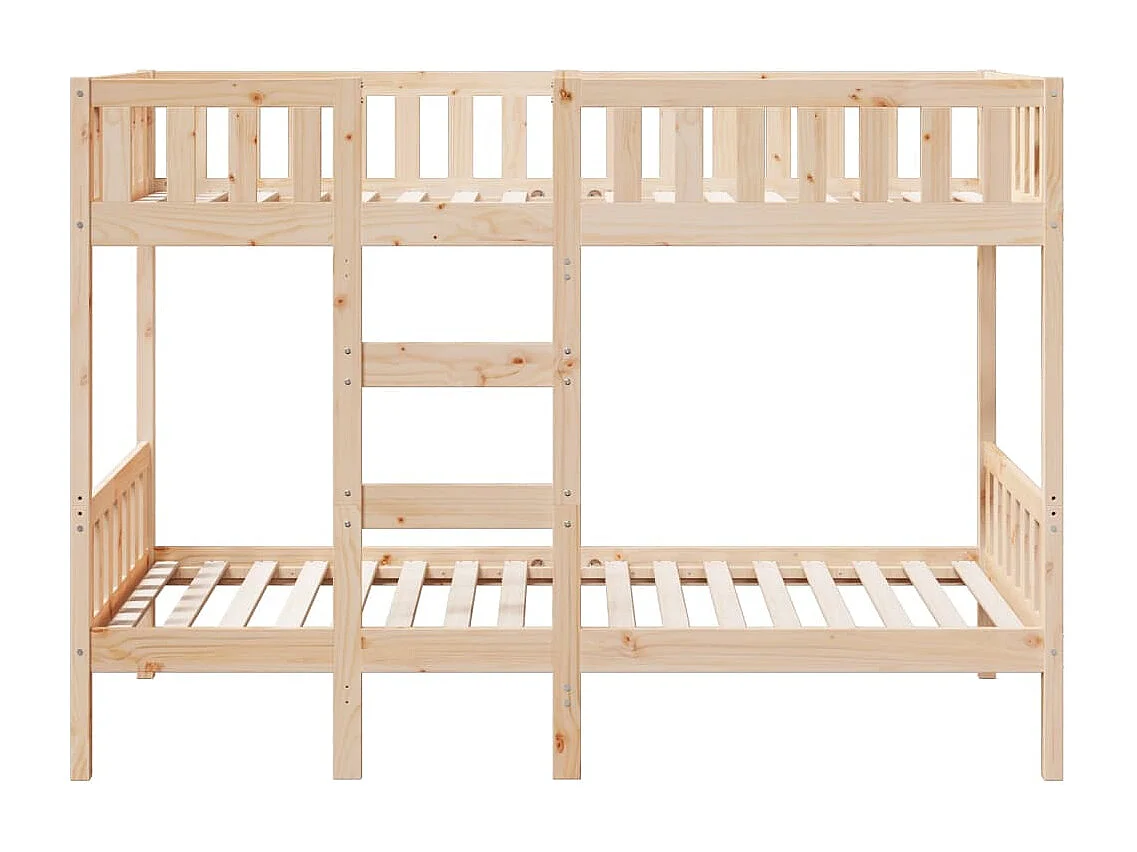 Letto a castello 90x190 cm Legno massello di pino