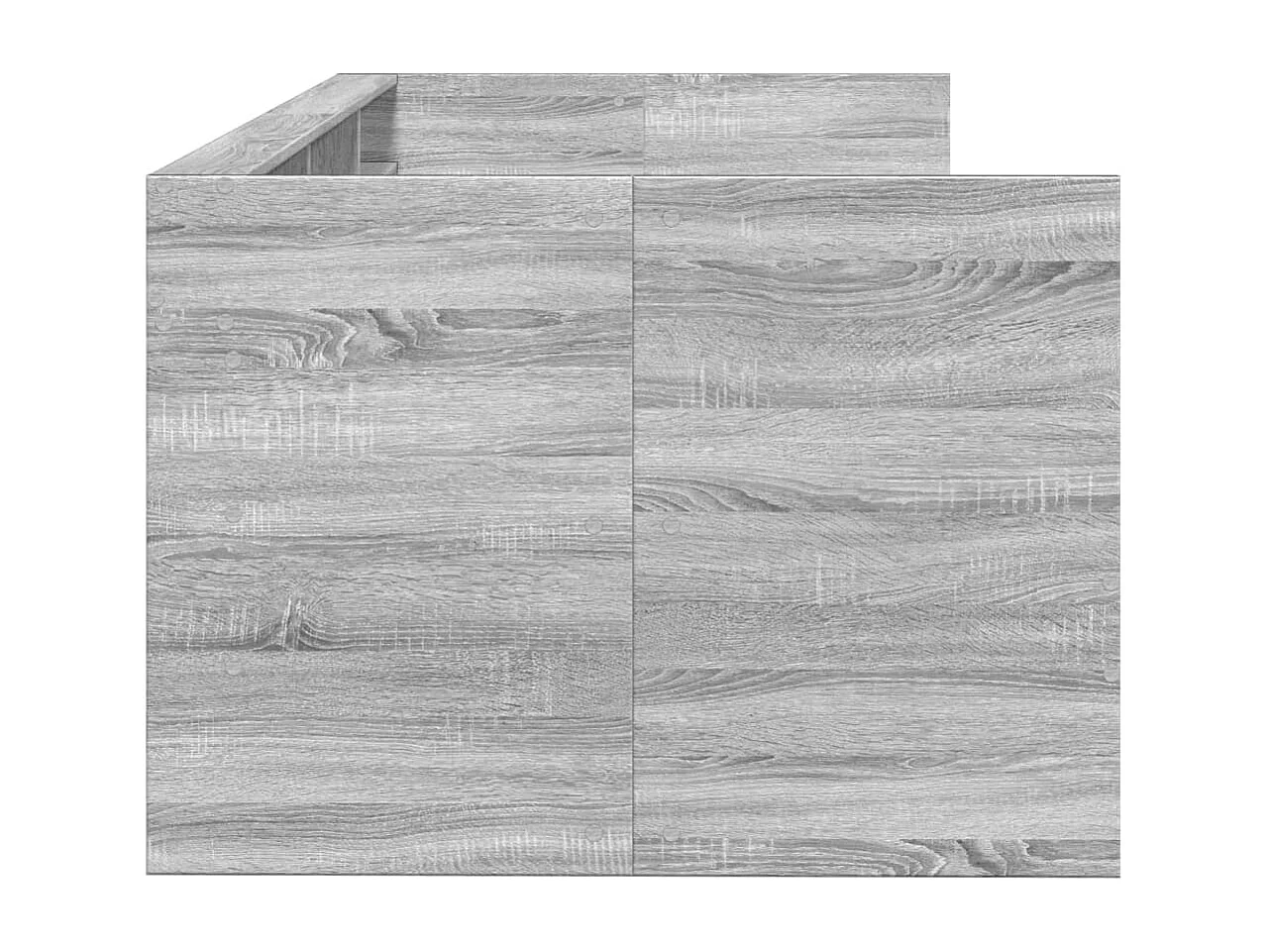 Cama de día con cajones sin colchón Sonoma gris 90x190 cm