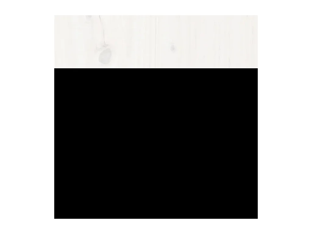 Bedframe zonder matras wit massief grenenhout 120x200 cm