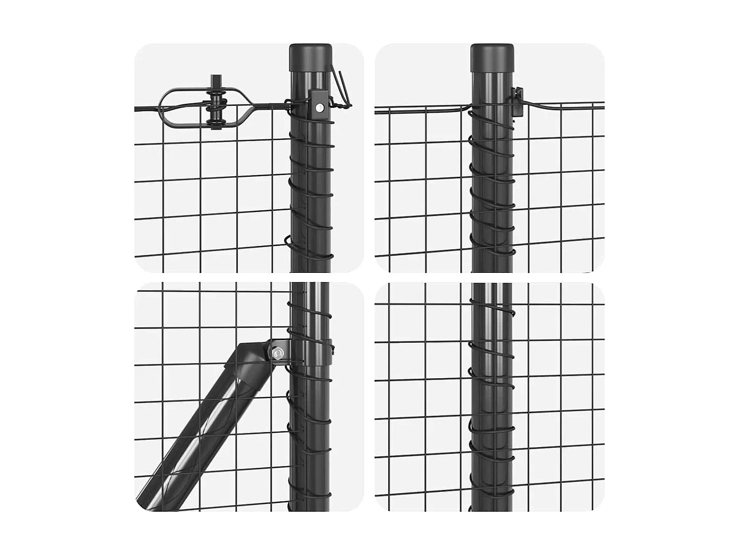 Lattenbodem met matras Donkerbruin 80x200 cm