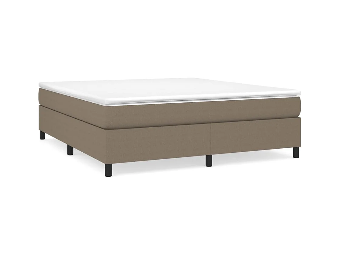 Bedframe zonder matras taupe 160x200 cm stof