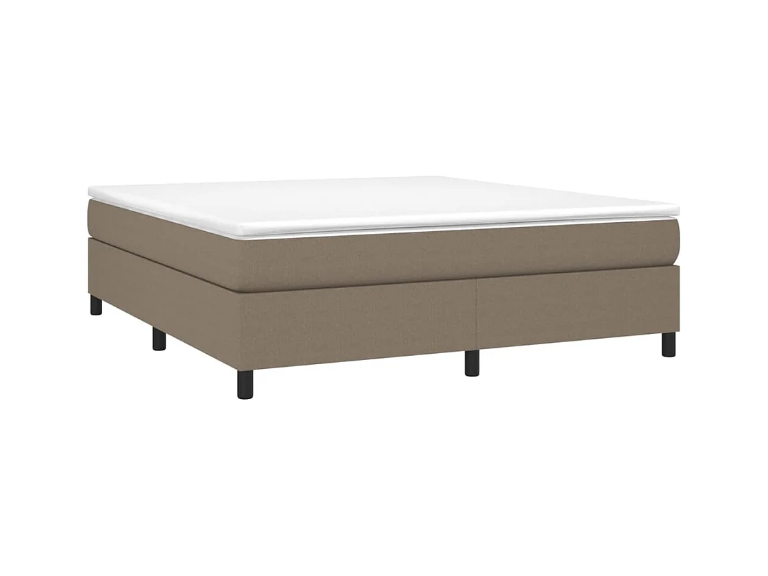 Bedframe zonder matras taupe 160x200 cm stof