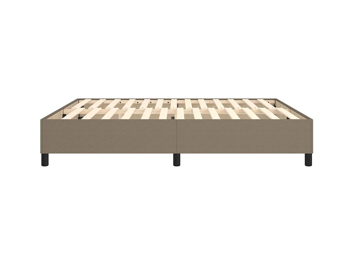 Bedframe zonder matras taupe 160x200 cm stof