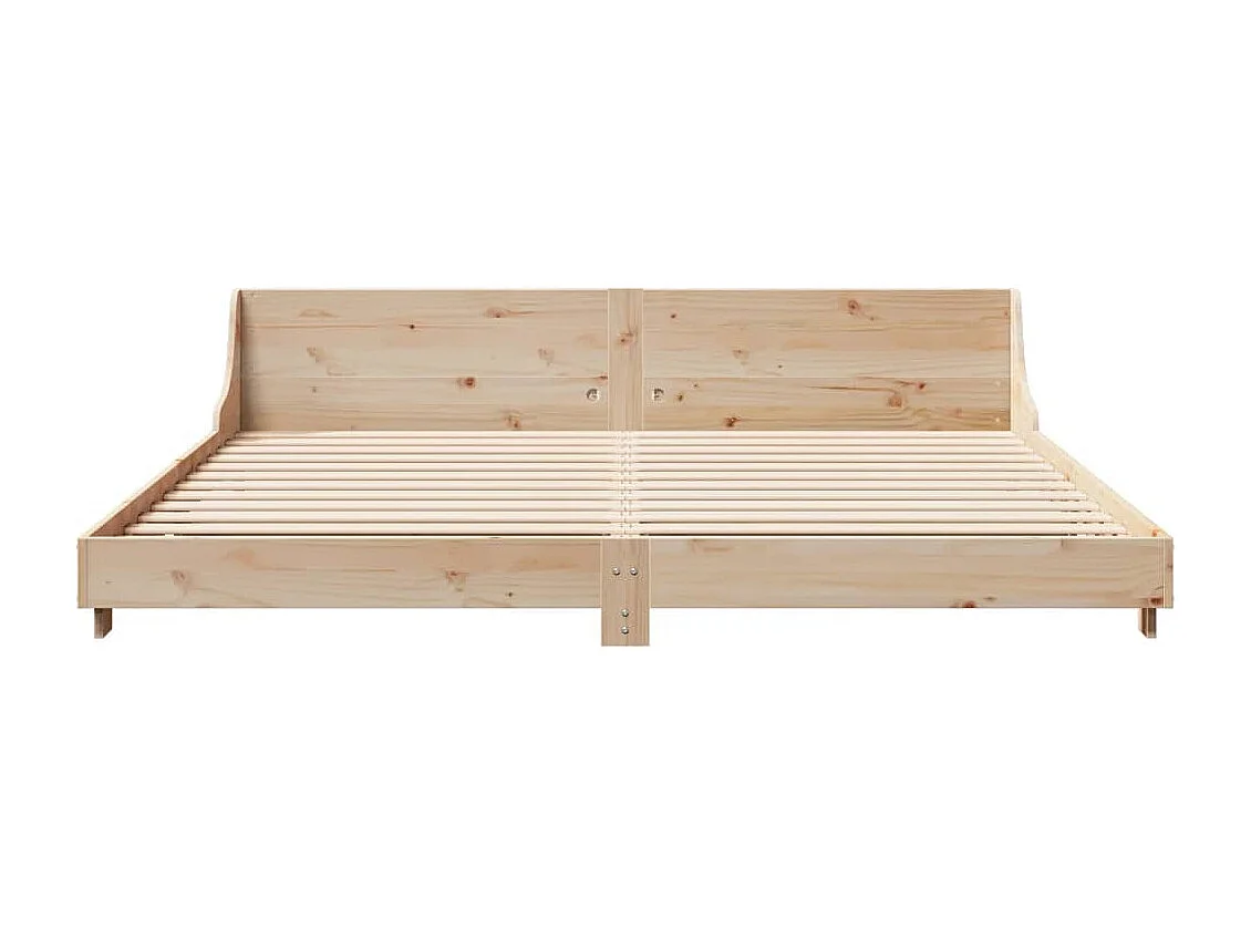 Struttura letto senza materasso 180x200 cm in legno massello di pino