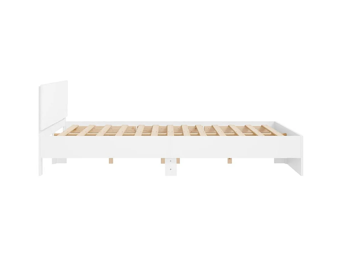 Struttura letto senza materasso bianco 160x200 cm