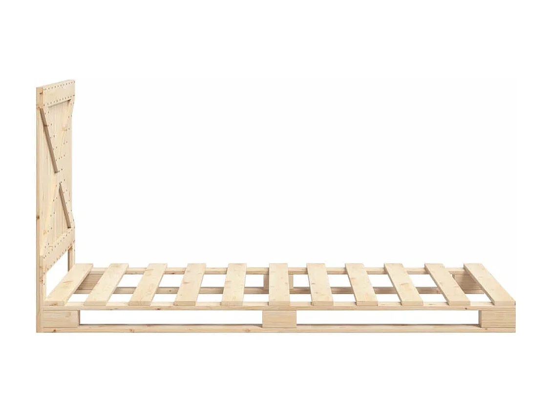 Bedframe zonder matras met hoofdbord 100x200 cm