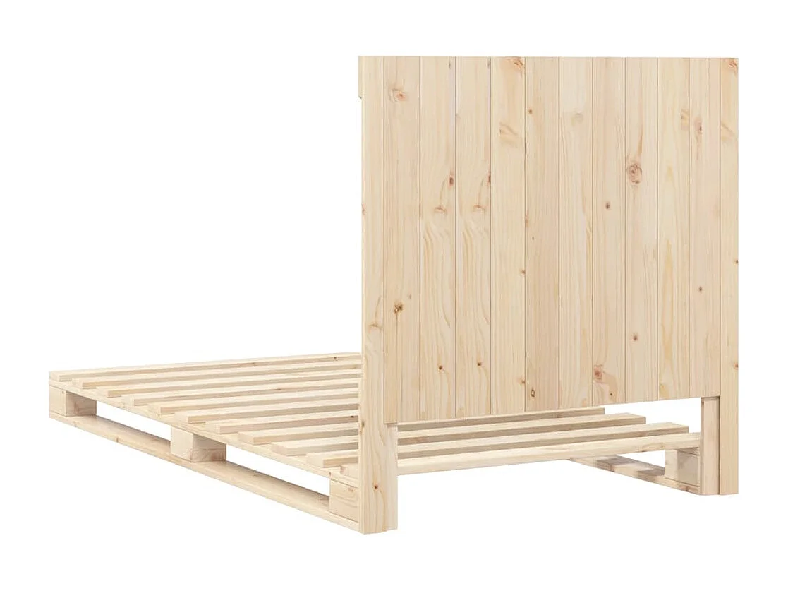 Bedframe zonder matras met hoofdbord 100x200 cm