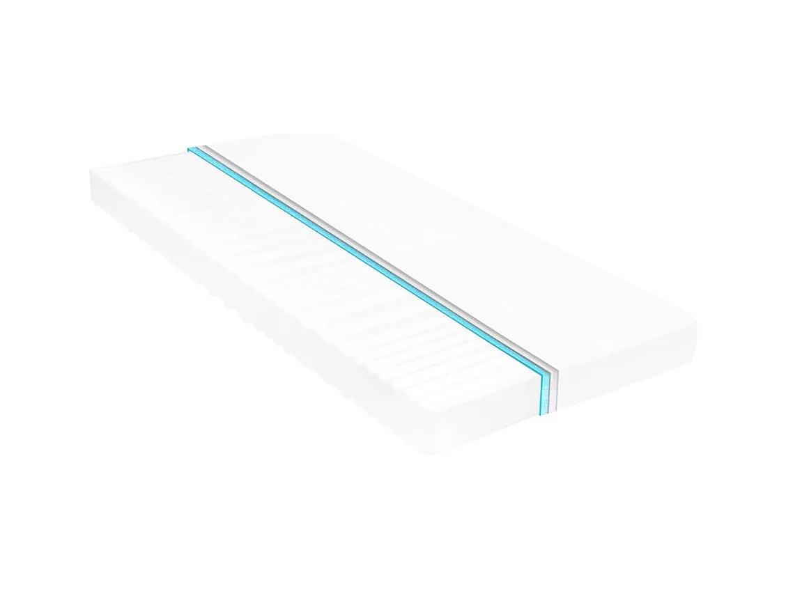 Dagbed met matras 90x200 cm Grijs Massief grenenhout