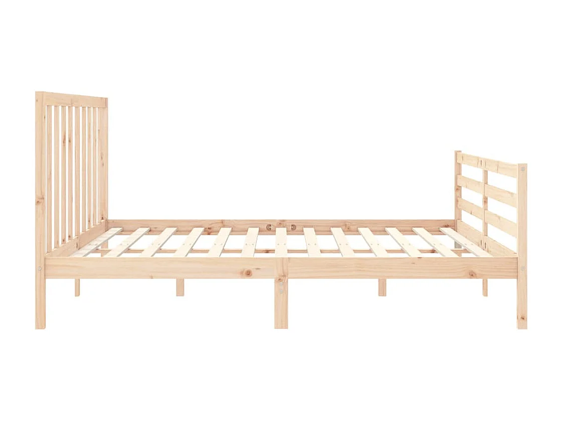 Bedframe zonder matras 200x200 cm massief grenenhout