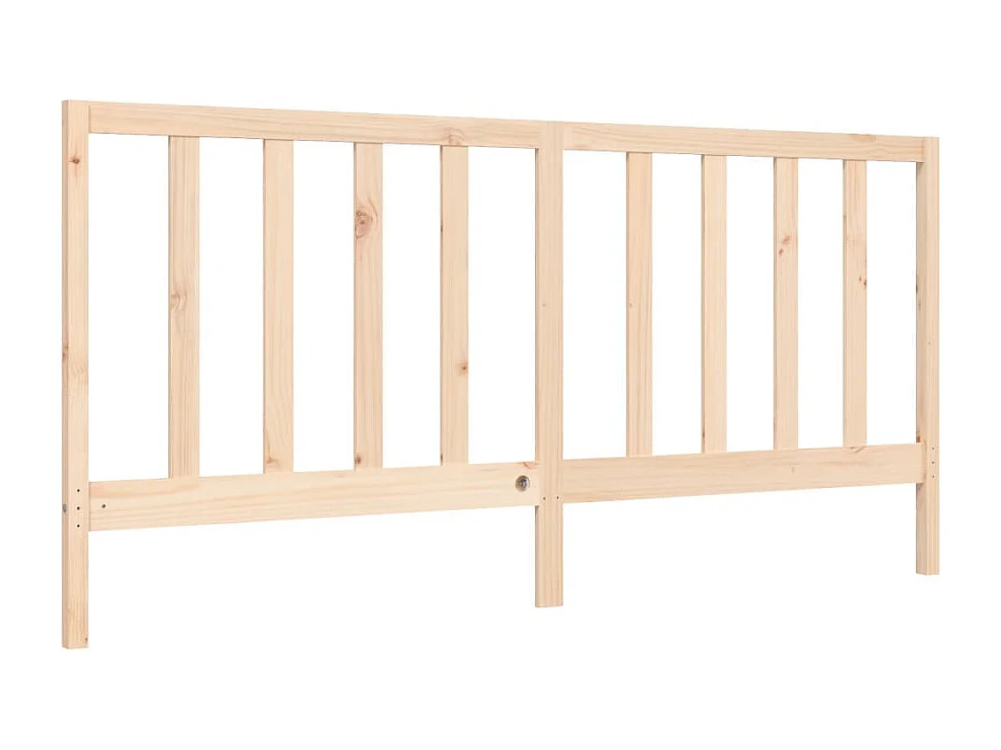 Struttura letto senza materasso 200x200 cm in legno massello di pino