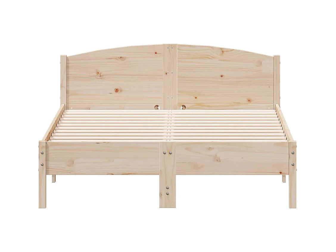 Bedframe zonder matras 140x190 cm massief grenenhout