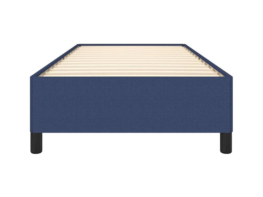 Bedframe zonder matras blauw 80x200 cm stof