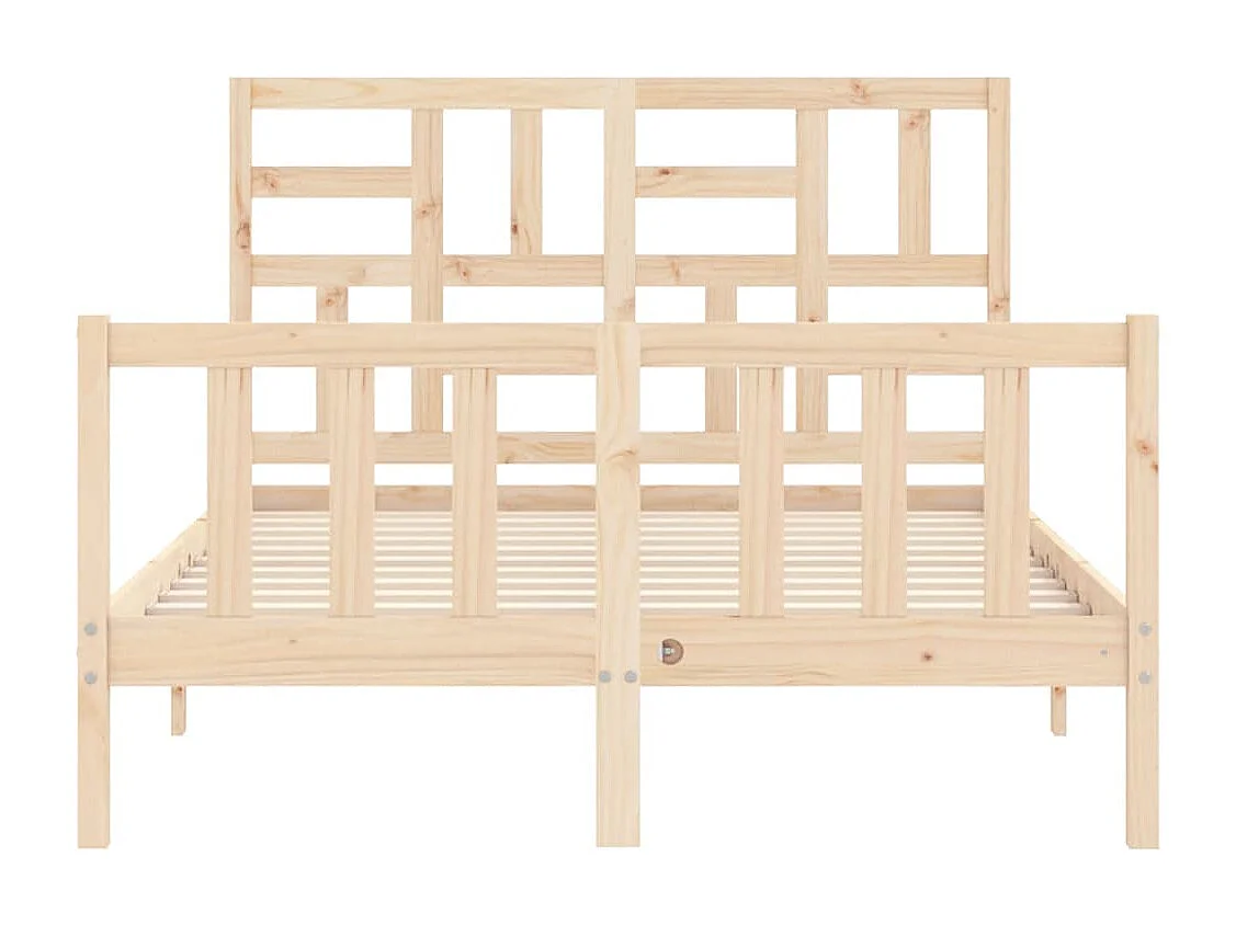 Bedframe zonder matras 140x190 cm massief grenenhout