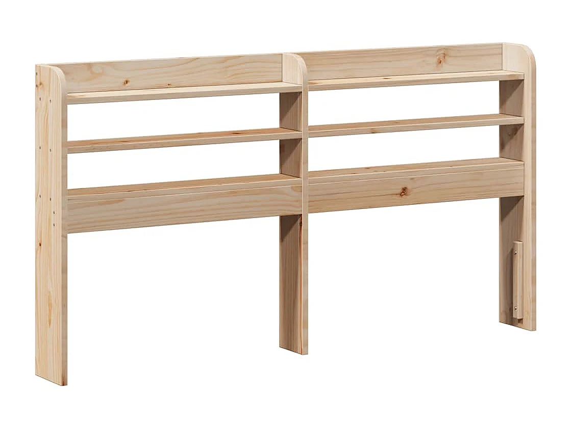 Estructura de cama sin colchón 120x190 cm madera maciza de pino