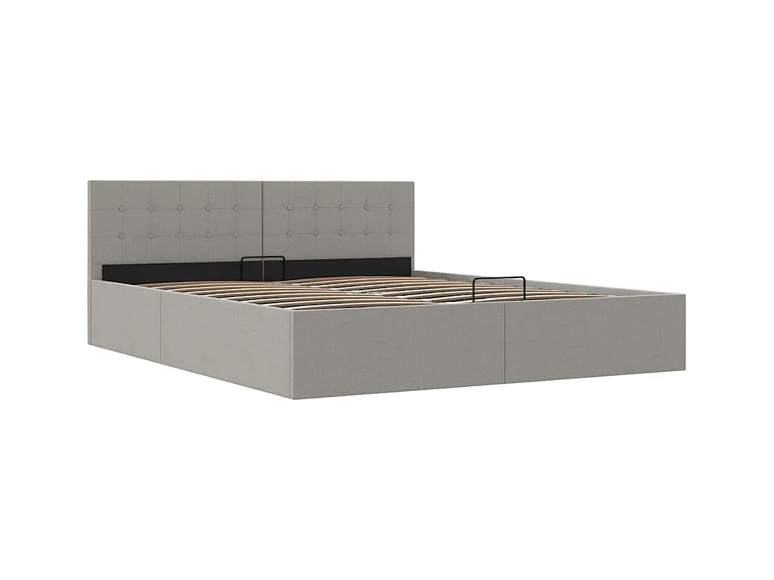 Hydraulisch opbergbedframe zonder matras 160x200 cm