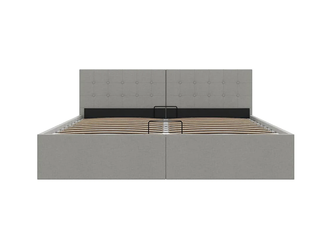 Hydraulisch opbergbedframe zonder matras 160x200 cm