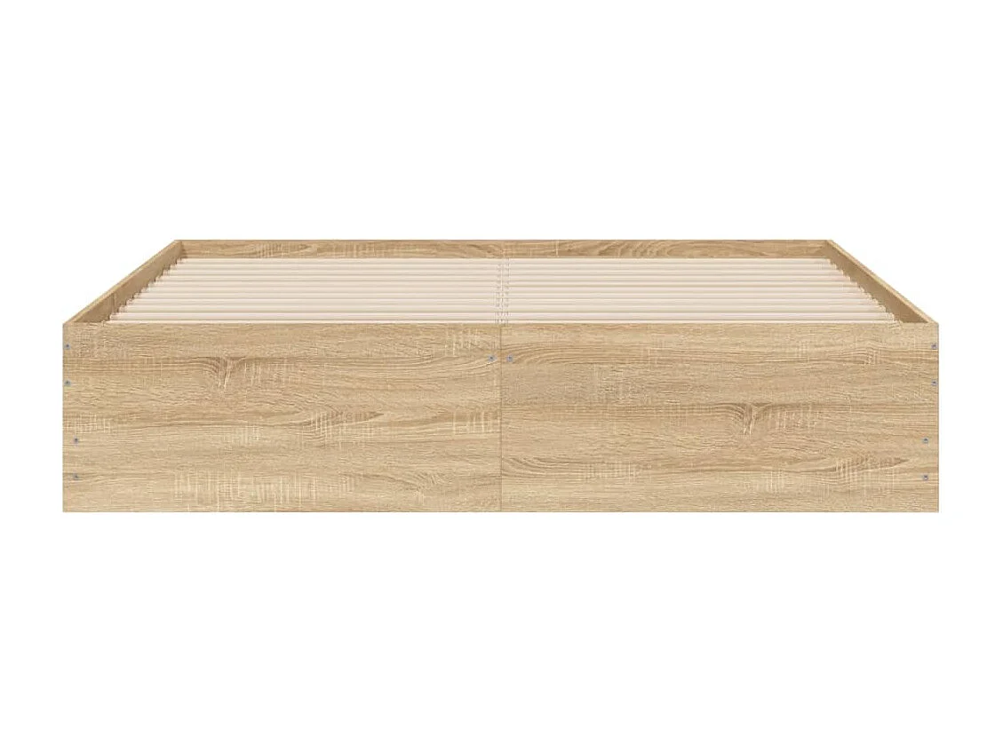 Bettgestell mit Schubladen ohne Matratze Sonoma Eiche 140x190 cm