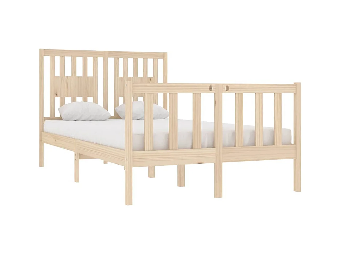 Bettgestell ohne Matratze 120x190 cm Massivholz