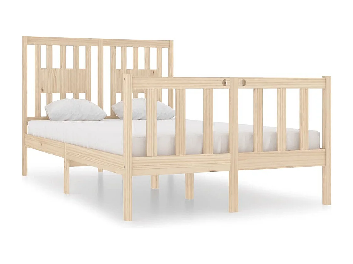 Bedframe zonder matras 120x190 cm massief hout