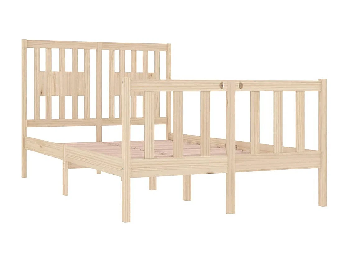 Bedframe zonder matras 120x190 cm massief hout
