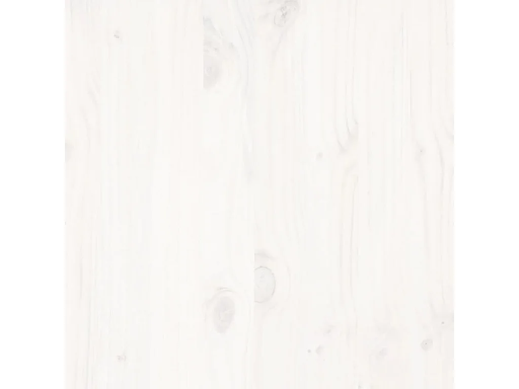 Bettgestell ohne Matratze weiß 120x200 cm Kiefer Massivholz