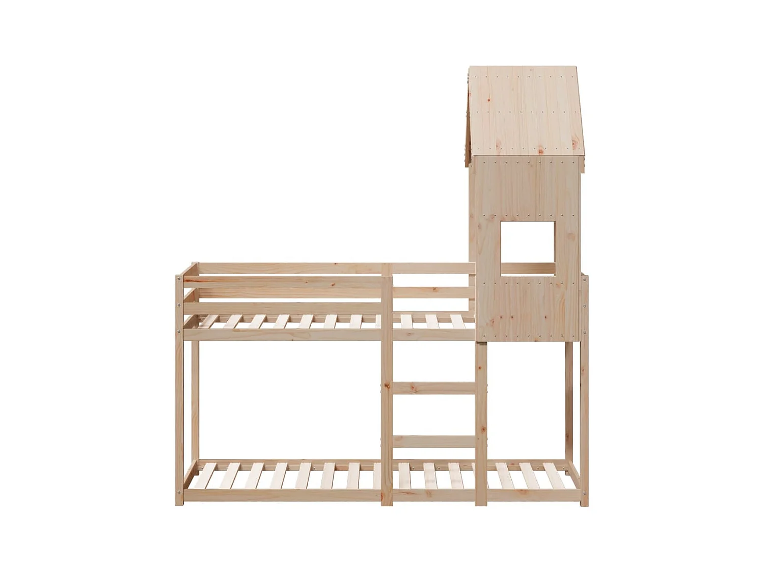 Litera sin colchón 90x190 cm madera maciza de pino