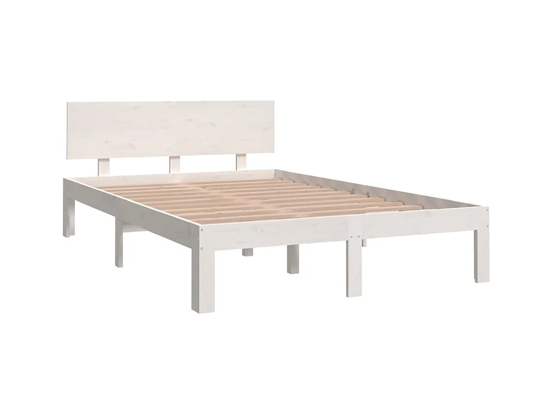 Wit matrasloos bedframe 120x190 cm