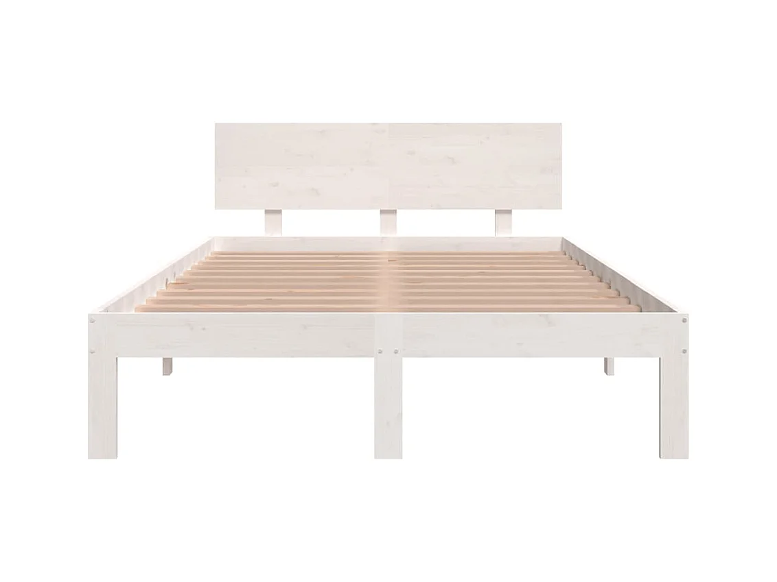 Wit matrasloos bedframe 120x190 cm