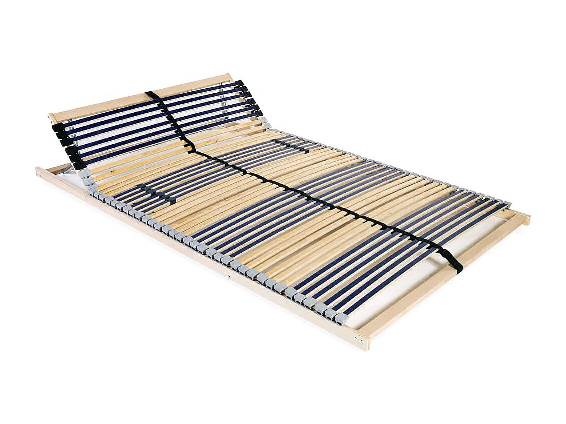 Rete a doghe senza materasso con 42 doghe 7 zone 120x200 cm