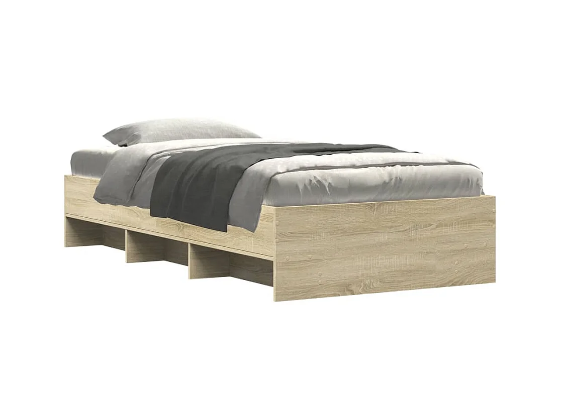 Bedframe zonder matras Sonoma eiken 90x190 cm