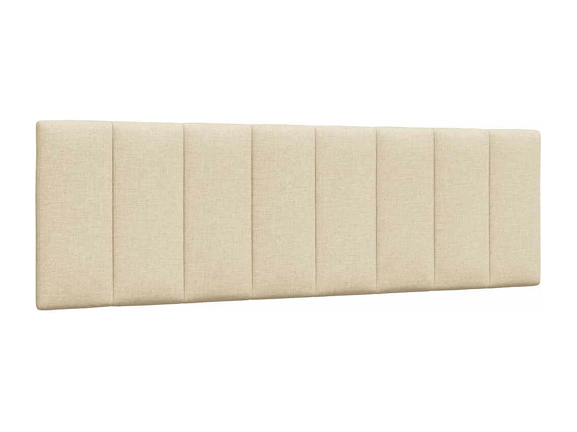 Bedframe zonder matras crème 160x200 cm stof