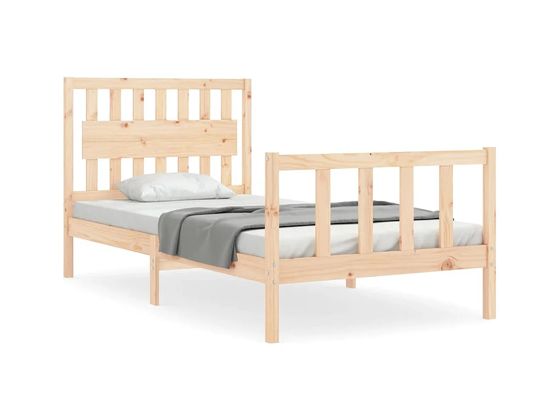 Bedframe zonder matras 100x200 cm massief grenenhout