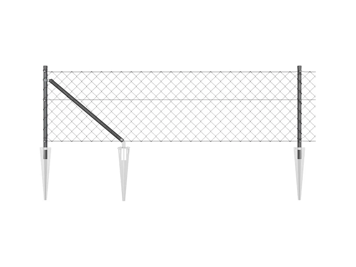 Bedframe met LED grijs kunstleer 160 x 200 cm