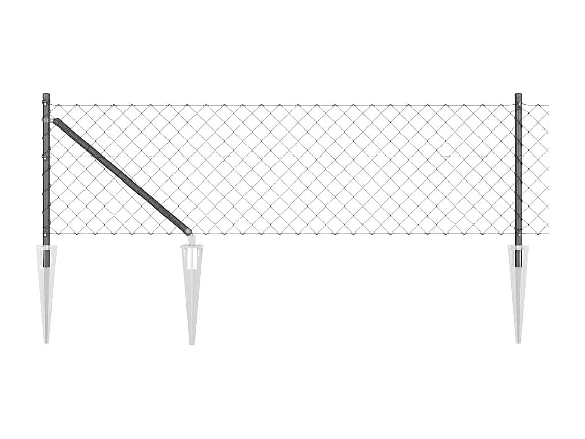 Cadre de lit avec LED gris similicuir 160 x 200 cm