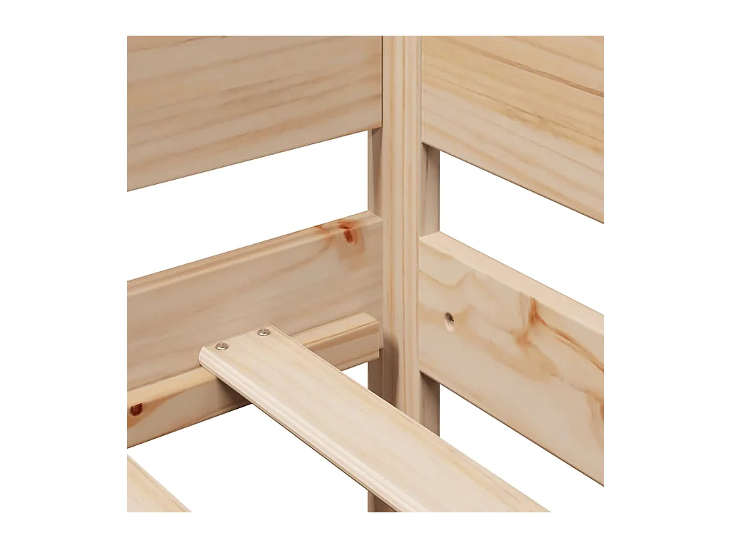 Lit de jour avec gigogne et tiroirs sans matelas 80x200 cm