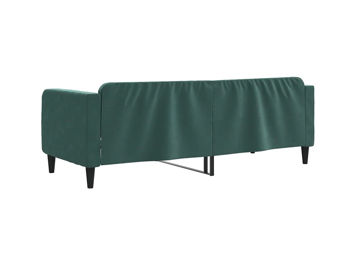 Daybed zonder matras donkergroen 80x200 cm fluweel