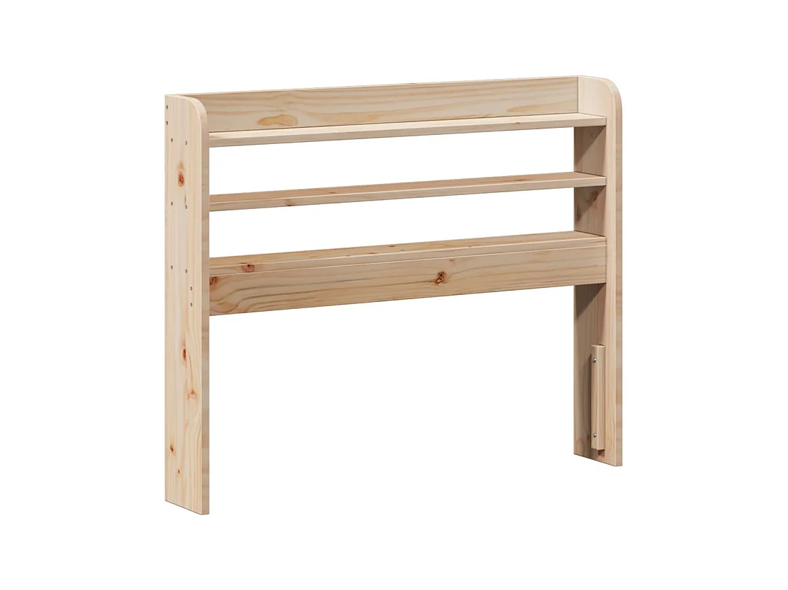 Estructura de cama sin colchón 75x190 cm madera maciza de pino