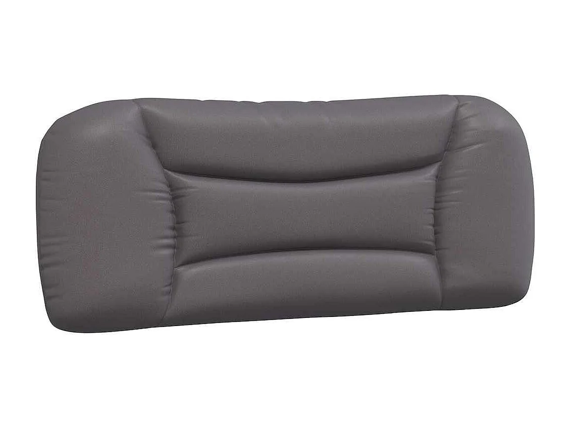 Cadre de lit avec LED sans matelas gris 100x200 cm