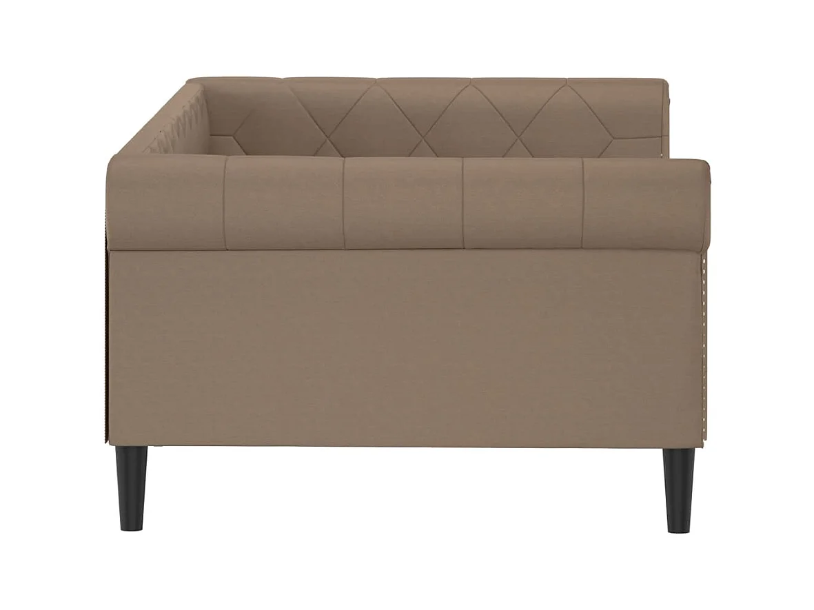 Lit de jour cappuccino 100x200 cm similicuir