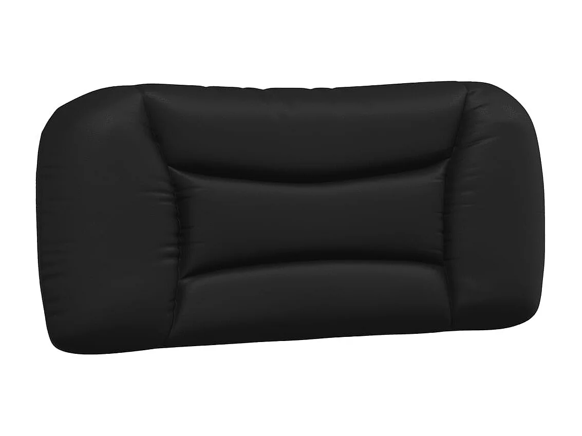 Estructura de cama sin colchón negra 80x200 cm polipiel